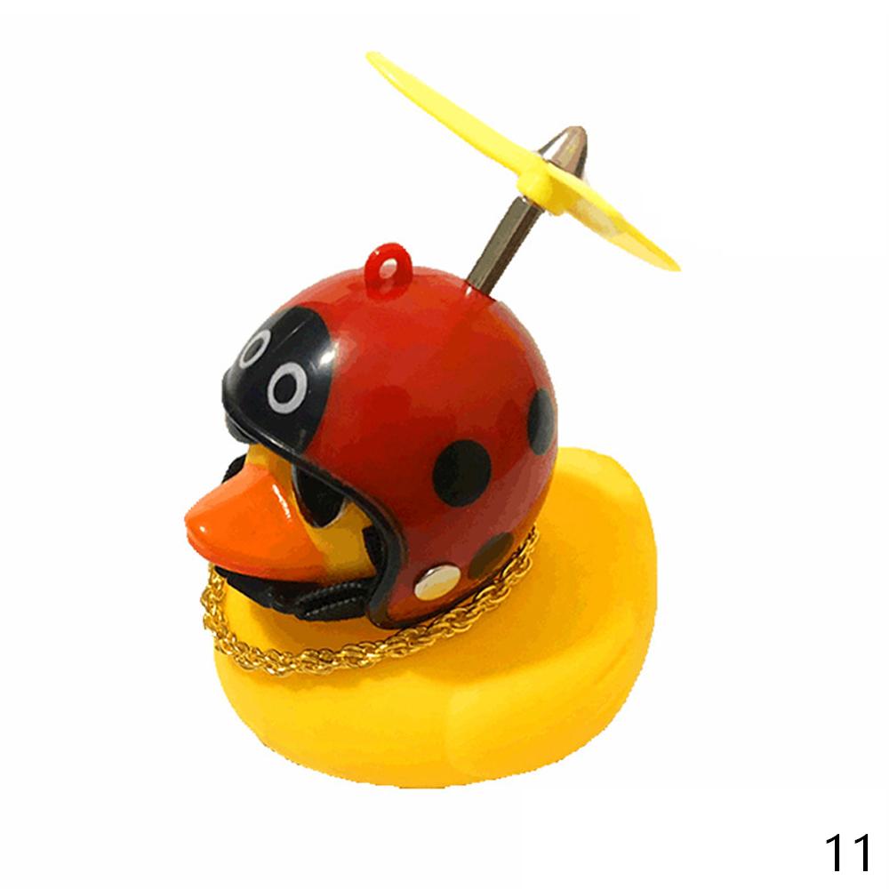 Mini Duck with Helmet – Car Dashboard or Bike Accessory