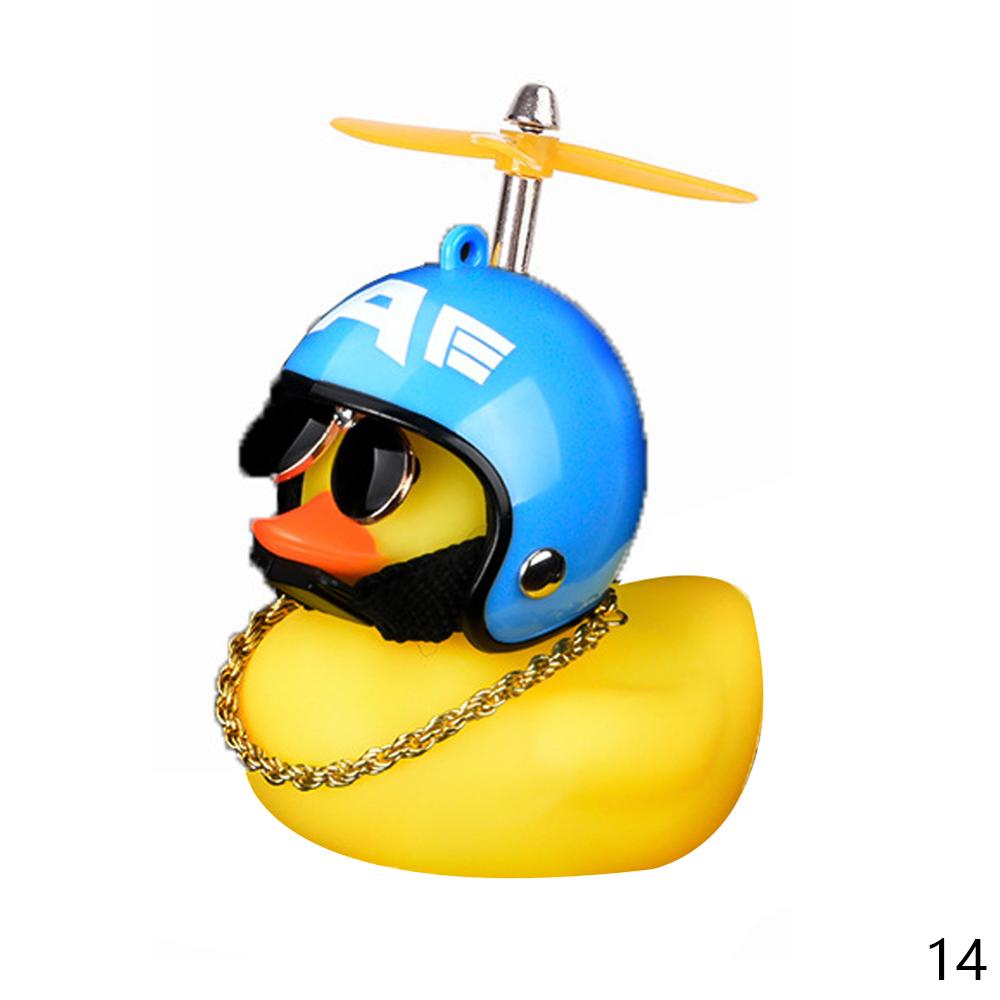 Mini Duck with Helmet – Car Dashboard or Bike Accessory